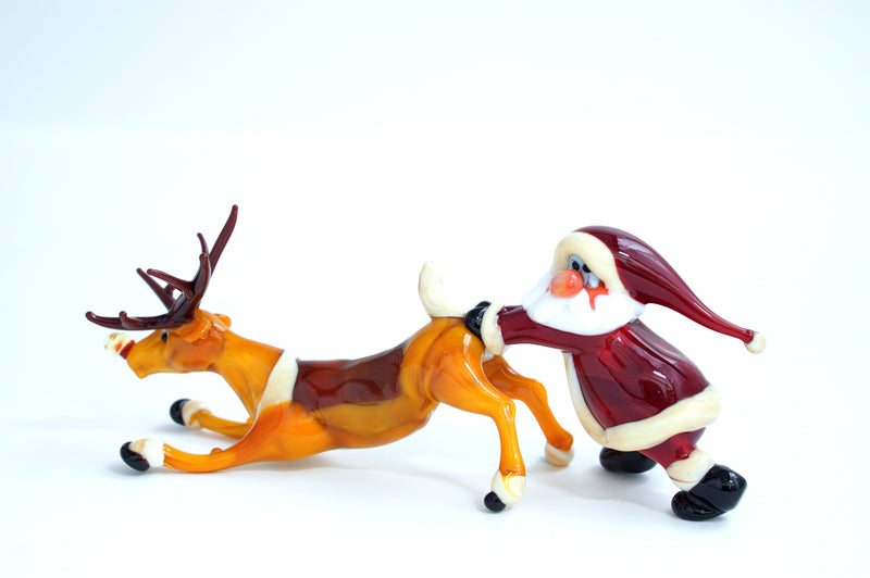 [Advanced Order］3.Otoboke Santa pushing his reindeer