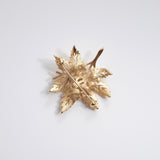 「MAPLE LEAF WITH PEARL」BROOCH