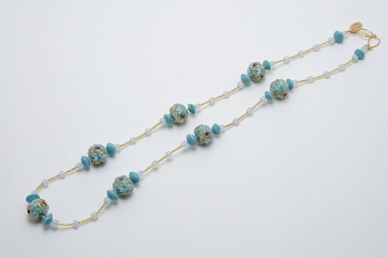 Necklace（Long）「Mistral」Turquoise