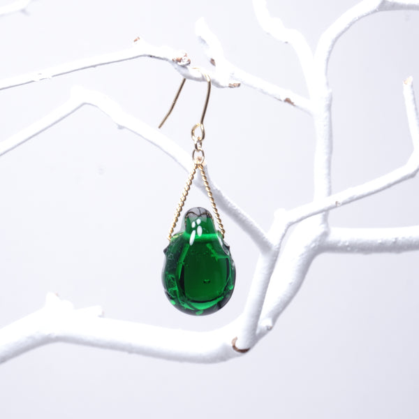 Pierced Earring　Miele［verde/gold］