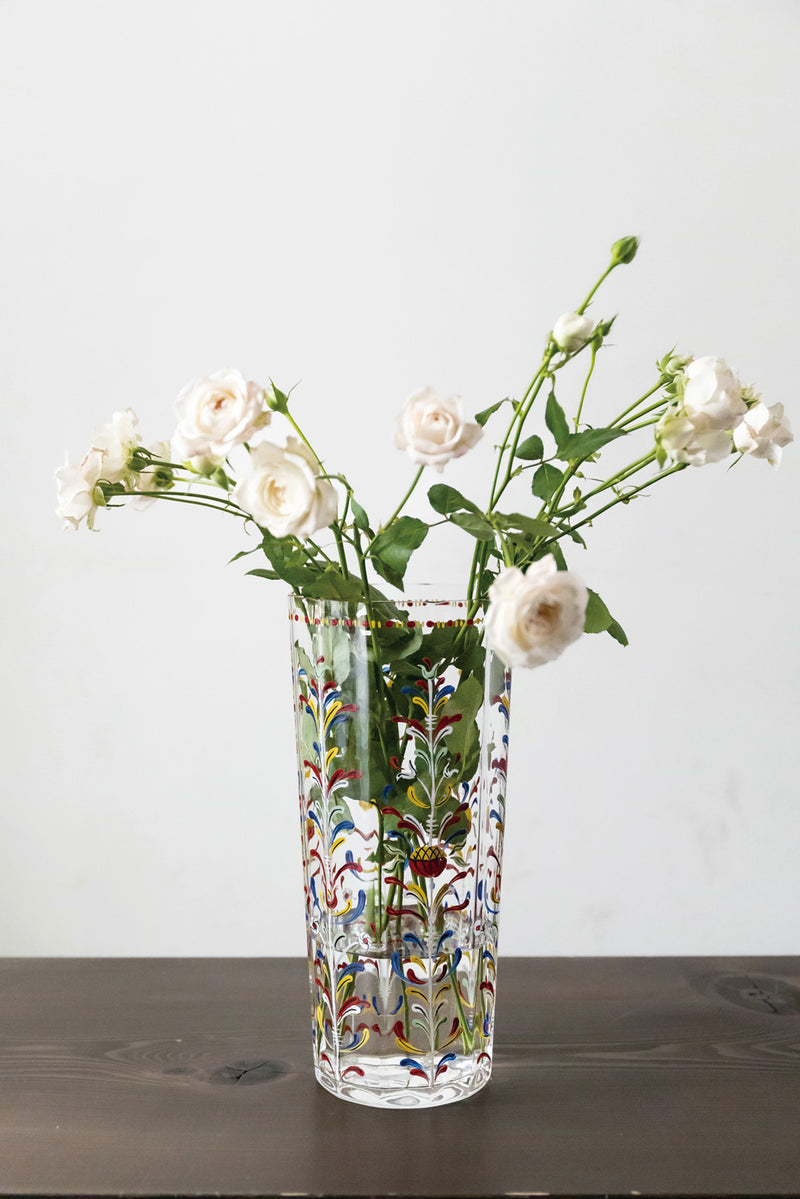 Vase「Bouquet」Small Enameled