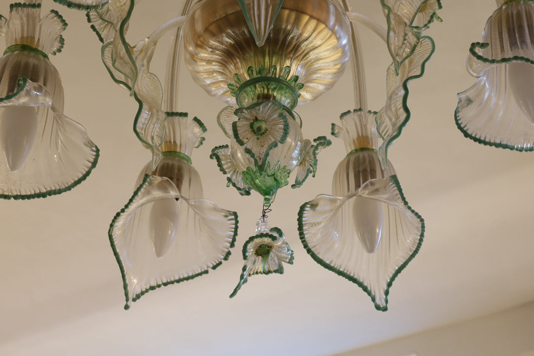 ムラーノガラス（ベネチアングラス）シャンデリア／照明