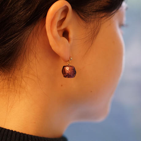 Pierced Earring　Sasso［ametista］